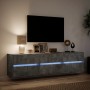 Wand-TV-Möbel mit LED in Betongrau 180x31x45 cm von , TV-Möbel - Ref: Foro24-3307936, Preis: 126,19 €, Rabatt: %