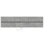 Wall-mounted TV unit with LED in concrete gray, 180x31x45 cm. by , TV Furniture - Ref: Foro24-3307936, Price: 124,63 €, Disco...