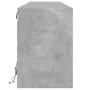 Wall-mounted TV unit with LED in concrete gray, 180x31x45 cm. by , TV Furniture - Ref: Foro24-3307936, Price: 124,63 €, Disco...
