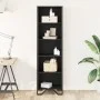 Engineered wood black shelf 50x31x169 cm by , Bookcases and shelves - Ref: Foro24-848614, Price: 71,29 €, Discount: %