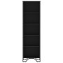Schwarzes Regal aus Ingenieurholz 50x31x169 cm von , Bücherregale und Regale - Ref: Foro24-848614, Preis: 74,21 €, Rabatt: %