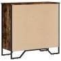 Engineered wood smoked oak bookshelf 80x31x74.5 cm by , Bookcases and shelves - Ref: Foro24-848621, Price: 44,46 €, Discount: %