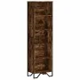 Estantería madera de ingeniería roble ahumado 50x31x169 cm de , Librerías y estanterías - Ref: Foro24-848616, Precio: 69,20 €...