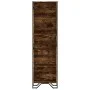 Estantería madera de ingeniería roble ahumado 50x31x169 cm de , Librerías y estanterías - Ref: Foro24-848616, Precio: 69,20 €...