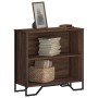 Ingenieurholzregal in Eichenbraun 80x31x74,5 cm von , Bücherregale und Regale - Ref: Foro24-848623, Preis: 47,93 €, Rabatt: %
