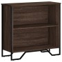 Ingenieurholzregal in Eichenbraun 80x31x74,5 cm von , Bücherregale und Regale - Ref: Foro24-848623, Preis: 47,93 €, Rabatt: %