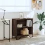 Estantería de madera de ingeniería marrón roble 80x31x74,5 cm de , Librerías y estanterías - Ref: Foro24-848623, Precio: 47,3...