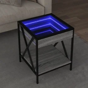 Mitteltisch mit Infinity LED in Grau Sonoma 40x40x49 cm von , Couchtisch - Ref: Foro24-847695, Preis: 67,20 €, Rabatt: %