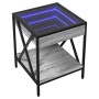 Mitteltisch mit Infinity LED in Grau Sonoma 40x40x49 cm von , Couchtisch - Ref: Foro24-847695, Preis: 68,24 €, Rabatt: %