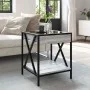 Coffee table with Infinity LED Sonoma gray 40x40x49 cm by , Coffee table - Ref: Foro24-847695, Price: 67,20 €, Discount: %