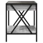 Coffee table with Infinity LED Sonoma gray 40x40x49 cm by , Coffee table - Ref: Foro24-847695, Price: 67,20 €, Discount: %