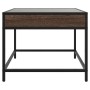 Coffee table with Infinity LED brown oak 50x50x41 cm by , Coffee table - Ref: Foro24-847681, Price: 70,12 €, Discount: %