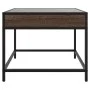 Coffee table with Infinity LED brown oak 50x50x41 cm by , Coffee table - Ref: Foro24-847681, Price: 69,31 €, Discount: %