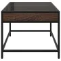 Coffee table with Infinity LED brown oak 50x50x41 cm by , Coffee table - Ref: Foro24-847681, Price: 69,31 €, Discount: %