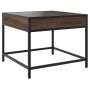 Coffee table with Infinity LED brown oak 50x50x41 cm by , Coffee table - Ref: Foro24-847681, Price: 70,12 €, Discount: %