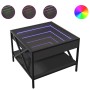 Couchtisch mit Infinity LED in Schwarz 50x50x38 cm von , Couchtisch - Ref: Foro24-847697, Preis: 76,50 €, Rabatt: %