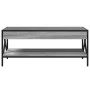 Coffee table with Infinity LED gray Sonoma 90x50x38 cm by , Coffee table - Ref: Foro24-847710, Price: 113,59 €, Discount: %