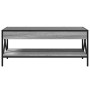 Mesa de centro con Infinity LED gris Sonoma 90x50x38 cm de , Mesas de centro - Ref: Foro24-847710, Precio: 115,56 €, Descuent...