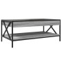 Mesa de centro con Infinity LED gris Sonoma 90x50x38 cm de , Mesas de centro - Ref: Foro24-847710, Precio: 115,56 €, Descuent...