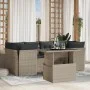 Gartensofagarnitur 7-teilig mit Polstern, helles graues PE-Rattan von , Gartensets - Ref: Foro24-3266382, Preis: 553,66 €, Ra...