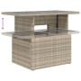 Gartensofa-Set und Kissen, 5-teilig, aus hellem grauem Kunststoff-Rattan. von , Gartensets - Ref: Foro24-3266562, Preis: 412,...