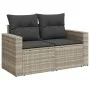 Set of 10-piece garden sofas with light gray synthetic rattan cushions by , Garden sets - Ref: Foro24-3267482, Price: 735,84 ...