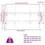 Wandhalterung für TV-Bildschirme von 26''-63'' Max VESA 600x400 mm 50 kg von , Monitor- und TV-Ständer - Ref: Foro24-379570, ...