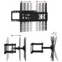 Wandhalterung für TV-Bildschirme von 26''-70'' Max VESA 400x400 mm 40 kg von , Monitor- und TV-Ständer - Ref: Foro24-379572, ...