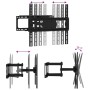 Wandhalterung für TV-Bildschirme von 26''-70'' Max VESA 400x400 mm 40 kg von , Monitor- und TV-Ständer - Ref: Foro24-379572, ...