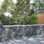 Gabion basket with galvanized iron cover 200x50x50 cm by , Pots and planters - Ref: Foro24-3295133, Price: 75,18 €, Discount: %