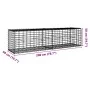 Gabionenkorb mit verzinktem Eisenüberdachung 200x50x50 cm von , Töpfe und Pflanzgefäße - Ref: Foro24-3295133, Preis: 75,18 €,...