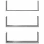 Wandregal 3 Stück aus Sonoma-Grau Holzwerkstoff 58x18x18cm von , Regale und Regale - Ref: Foro24-853286, Preis: 28,60 €, Raba...
