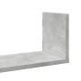 Wandregale 2 Stück aus grauem Beton-Ingenieurholz 58x18x18cm. von , Regale und Regale - Ref: Foro24-853284, Preis: 29,35 €, R...