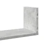 Wandregale 2 Stück aus grauem Beton-Ingenieurholz 58x18x18cm. von , Regale und Regale - Ref: Foro24-853284, Preis: 28,89 €, R...