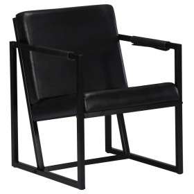 Schwarzer Echtledersessel von , Sessel - Ref: Foro24-247801, Preis: 198,79 €, Rabatt: %