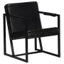 Schwarzer Echtledersessel von , Sessel - Ref: Foro24-247801, Preis: 195,75 €, Rabatt: %
