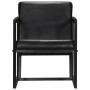 Black genuine leather armchair by , Armchairs - Ref: Foro24-247801, Price: 198,33 €, Discount: %