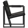 Schwarzer Echtledersessel von , Sessel - Ref: Foro24-247801, Preis: 195,75 €, Rabatt: %