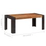 Massiver Esstisch aus Mangoholz 180x90x76 cm von , Küchen- und Esstische - Ref: Foro24-3060202, Preis: 421,88 €, Rabatt: %