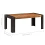 Solid mango wood dining table 180x90x76 cm by , Kitchen and dining tables - Ref: Foro24-3060202, Price: 416,48 €, Discount: %
