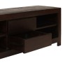 TV-Möbel aus massivem dunkelbraunem Akazienholz, 120x30x40 cm. von , TV-Möbel - Ref: Foro24-246098, Preis: 162,62 €, Rabatt: %