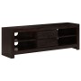 TV-Möbel aus massivem dunkelbraunem Akazienholz, 120x30x40 cm. von , TV-Möbel - Ref: Foro24-246098, Preis: 162,62 €, Rabatt: %