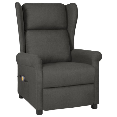 Sillón de masaje de tela gris oscuro de , Sillones de masaje eléctricos - Ref: Foro24-348517, Precio: 245,98 €