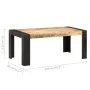Mesa de comedor de madera maciza de mango 180x90x76 cm de , Mesas de cocina y de comedor - Ref: Foro24-3060201, Precio: 415,3...