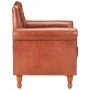 Sillón butaca de cuero auténtico marrón de , Sillones - Ref: Foro24-320778, Precio: 257,05 €, Descuento: %