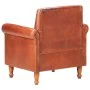 Sillón butaca de cuero auténtico marrón de , Sillones - Ref: Foro24-320778, Precio: 257,05 €, Descuento: %