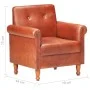 Sillón butaca de cuero auténtico marrón de , Sillones - Ref: Foro24-320778, Precio: 257,05 €, Descuento: %