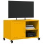 Mueble de TV acero amarillo mostaza 68x39x43,5 cm von , TV-Möbel - Ref: Foro24-846671, Preis: 56,04 €, Rabatt: %