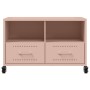 TV-Möbel aus kaltgewalztem Stahl in Rosa, 68x39x43,5 cm. von , TV-Möbel - Ref: Foro24-846699, Preis: 67,95 €, Rabatt: %