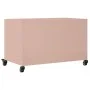 TV-Möbel aus kaltgewalztem Stahl in Rosa, 68x39x43,5 cm. von , TV-Möbel - Ref: Foro24-846699, Preis: 67,32 €, Rabatt: %